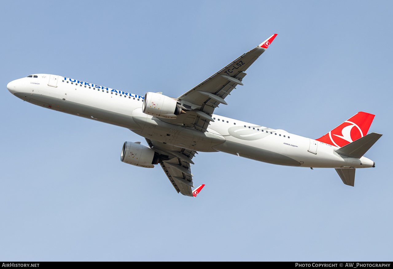 Aircraft Photo of TC-LSZ | Airbus A321-271NX | Turkish Airlines | AirHistory.net #840735