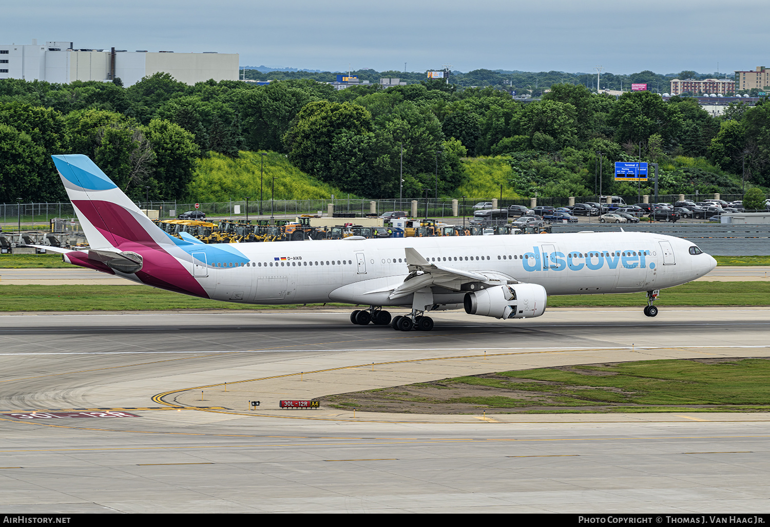 Aircraft Photo of D-AIKB | Airbus A330-343 | Discover Airlines | AirHistory.net #840743