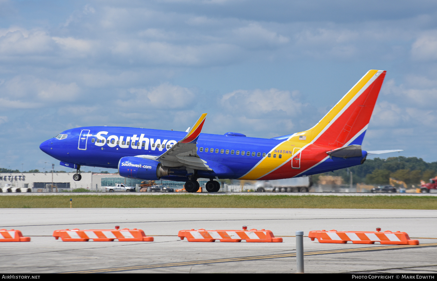 Aircraft Photo of N485WN | Boeing 737-7H4 | Southwest Airlines | AirHistory.net #840768