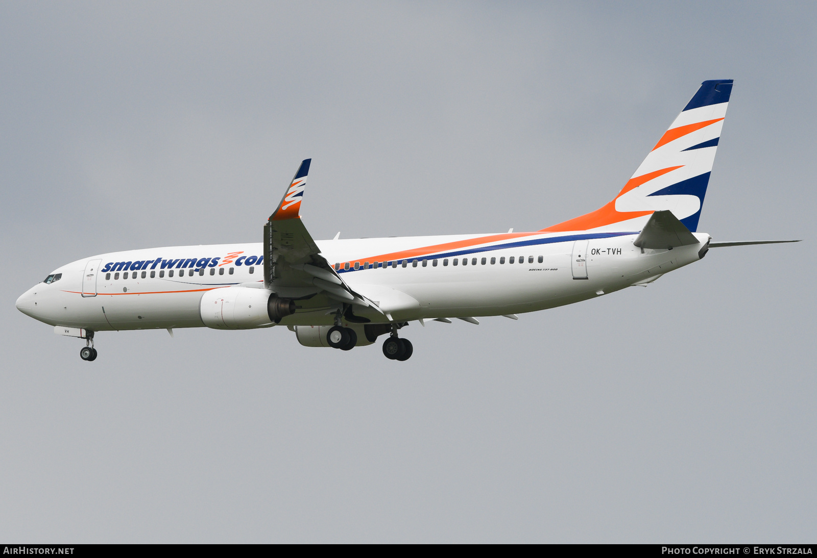 Aircraft Photo of OK-TVH | Boeing 737-8Q8 | Smartwings | AirHistory.net #840781