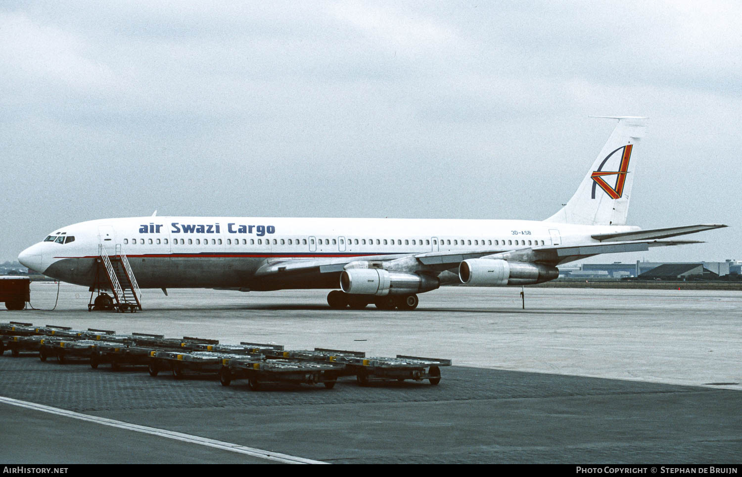 Aircraft Photo of 3D-ASB | Boeing 707-323C | Air Swazi Cargo | AirHistory.net #840784