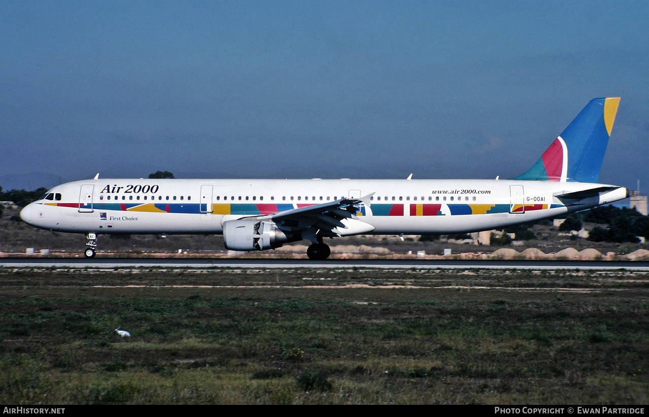 Aircraft Photo of G-OOAI | Airbus A321-211 | Air 2000 | AirHistory.net #840789