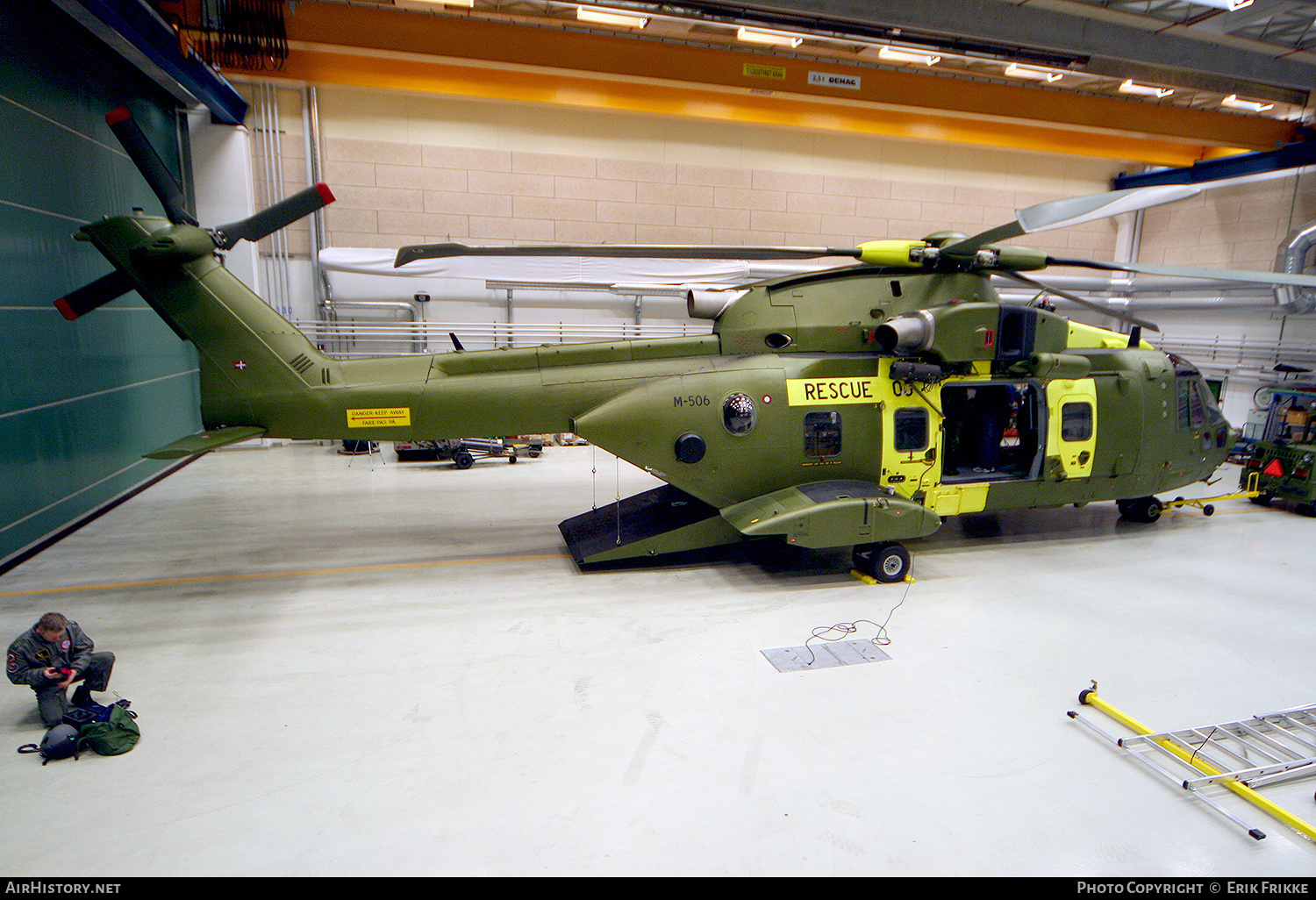 Aircraft Photo of M-506 | AgustaWestland EH101-512 Merlin Joint Supporter | Denmark - Air Force | AirHistory.net #840815