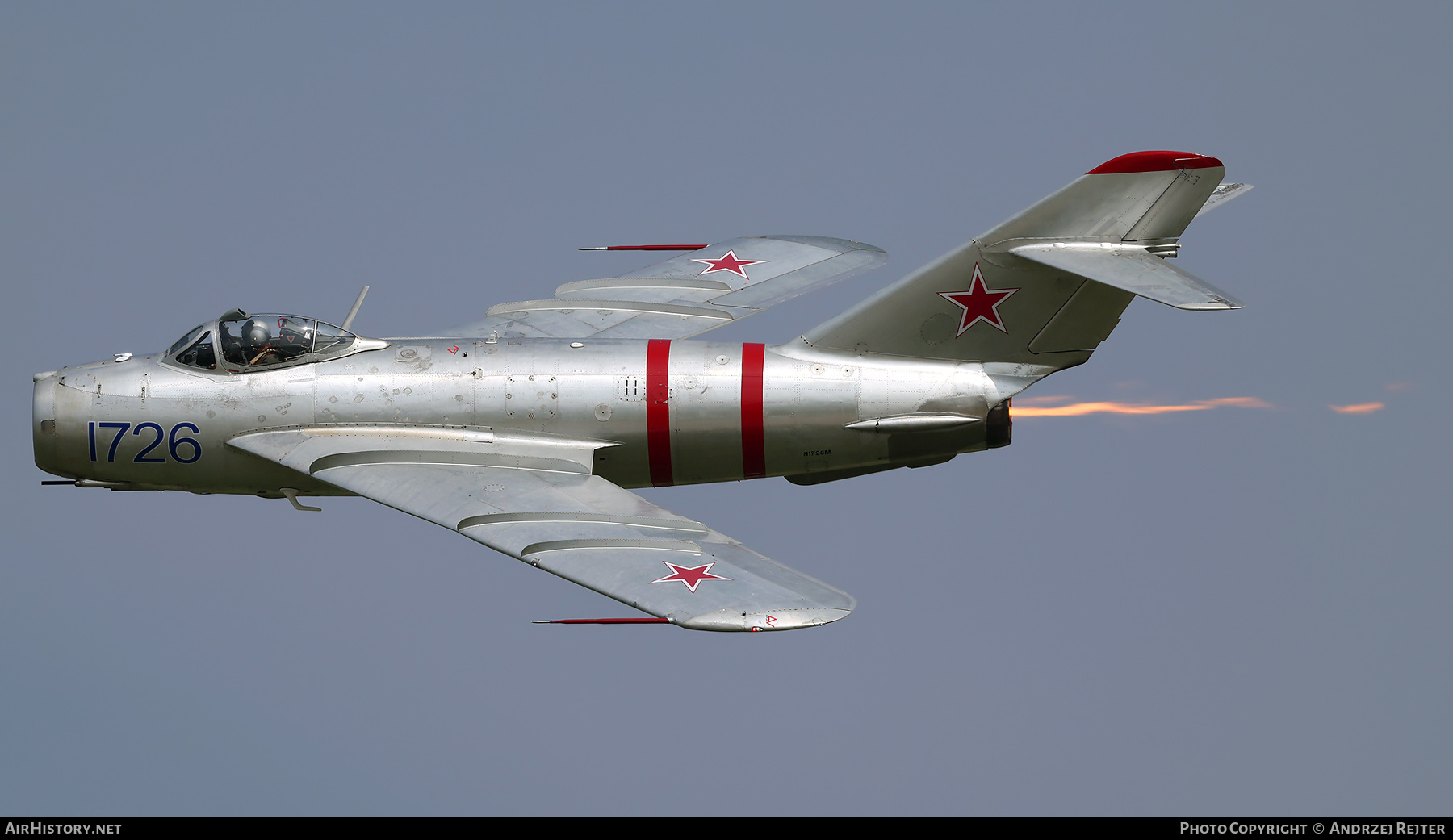 Aircraft Photo of N1726M / 1726 | PZL-Mielec Lim-5 (MiG-17F) | Soviet Union - Air Force | AirHistory.net #840835