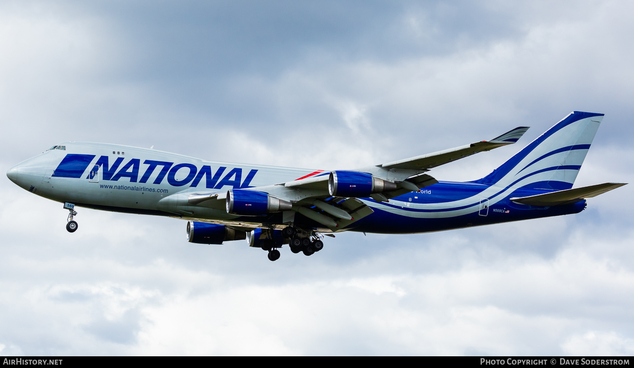 Aircraft Photo of N569CA | Boeing 747-409F/SCD | National Airlines | AirHistory.net #840847