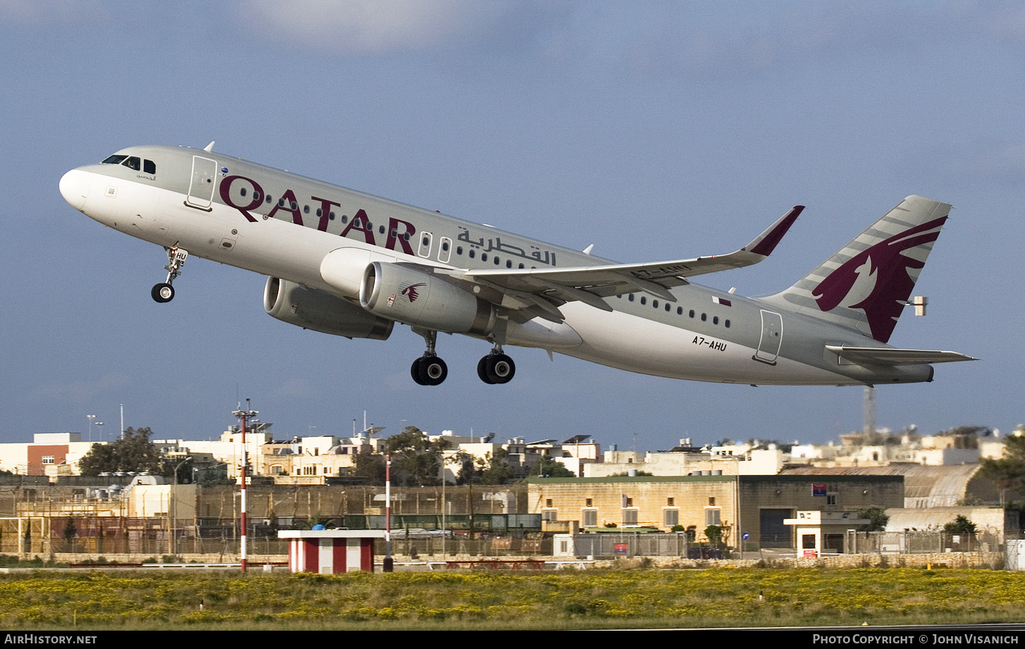 Aircraft Photo of A7-AHU | Airbus A320-232 | Qatar Airways | AirHistory.net #840859