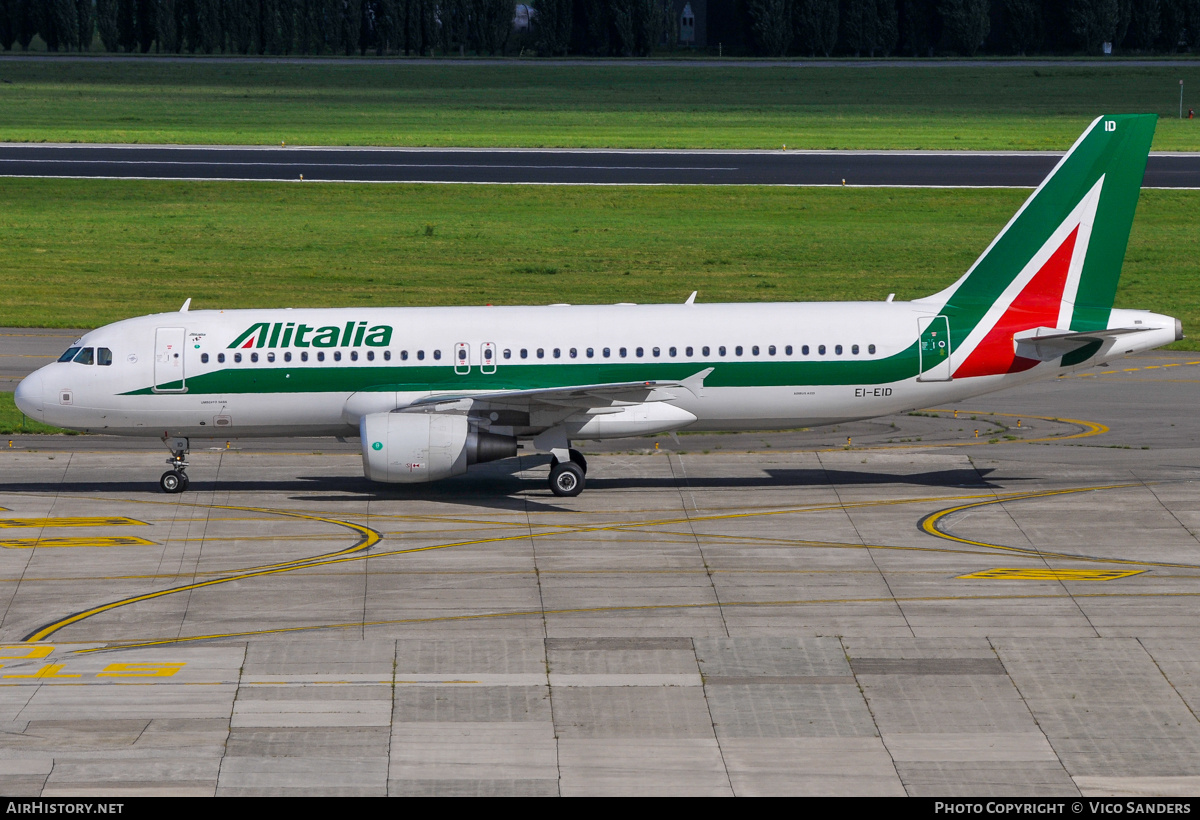 Aircraft Photo of EI-EID | Airbus A320-216 | Alitalia | AirHistory.net #840869