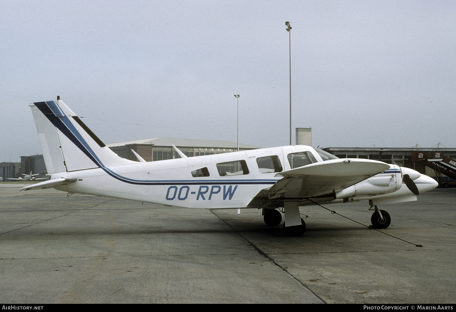 Aircraft Photo of OO-RPW | Piper PA-34-200 Seneca | AirHistory.net #840886