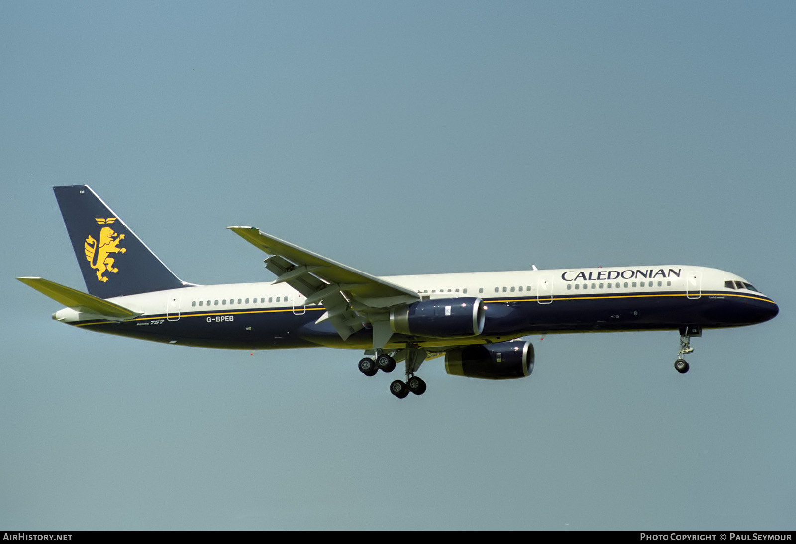 Aircraft Photo of G-BPEB | Boeing 757-236 | Caledonian Airways | AirHistory.net #840887