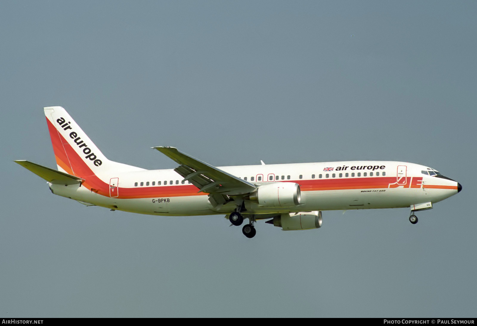 Aircraft Photo of G-BPKB | Boeing 737-4S3 | Air Europe | AirHistory.net #840894