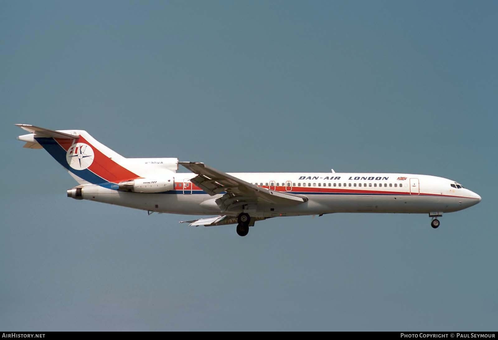 Aircraft Photo of G-NROA | Boeing 727-217/Adv | Dan-Air London | AirHistory.net #840915