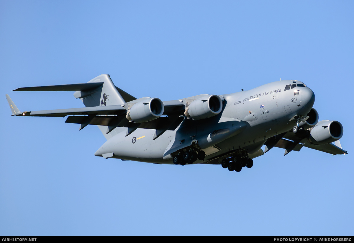 Aircraft Photo of A41-207 | Boeing C-17A Globemaster III | Australia - Air Force | AirHistory.net #840916