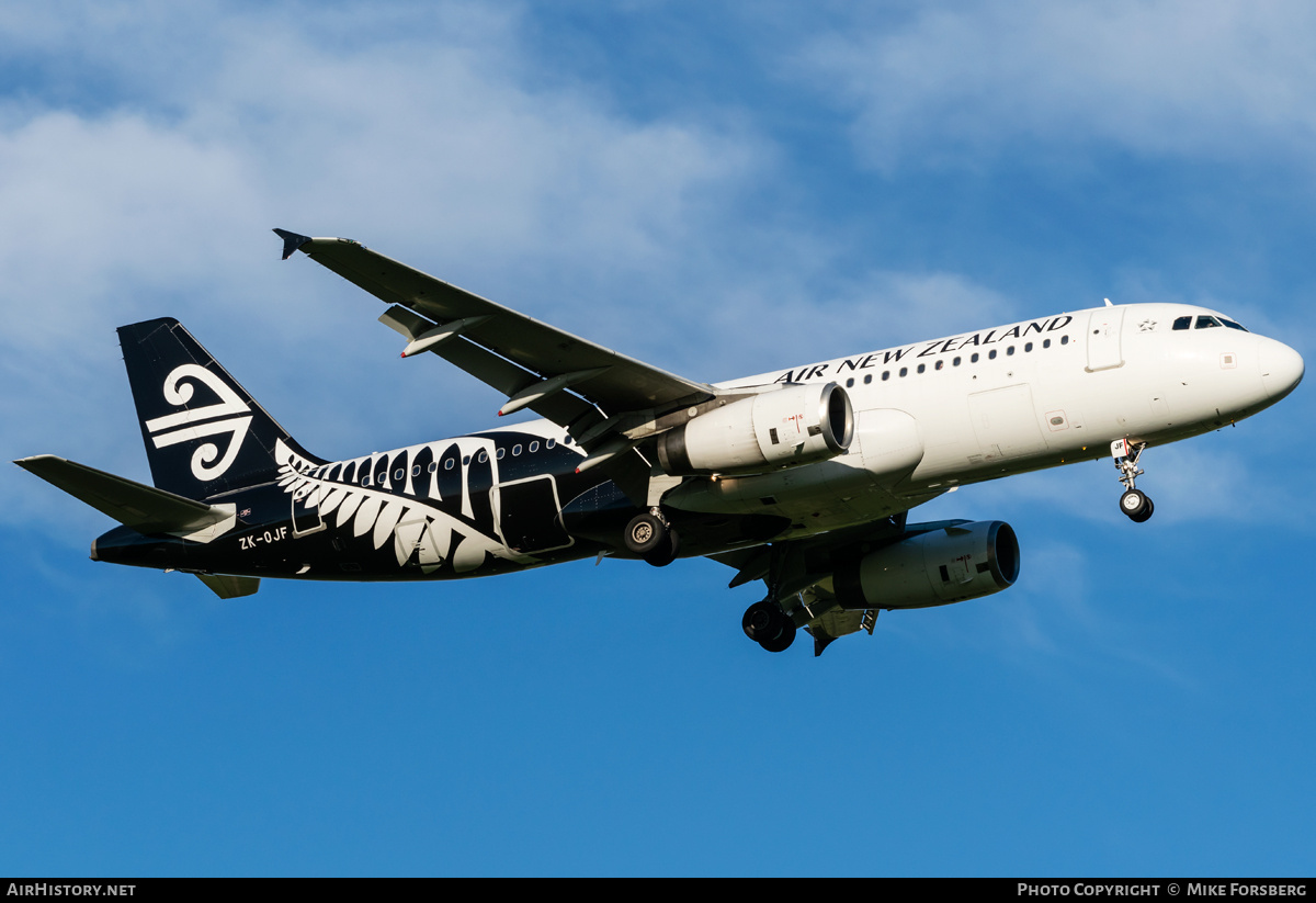 Aircraft Photo of ZK-OJF | Airbus A320-232 | Air New Zealand | AirHistory.net #840927