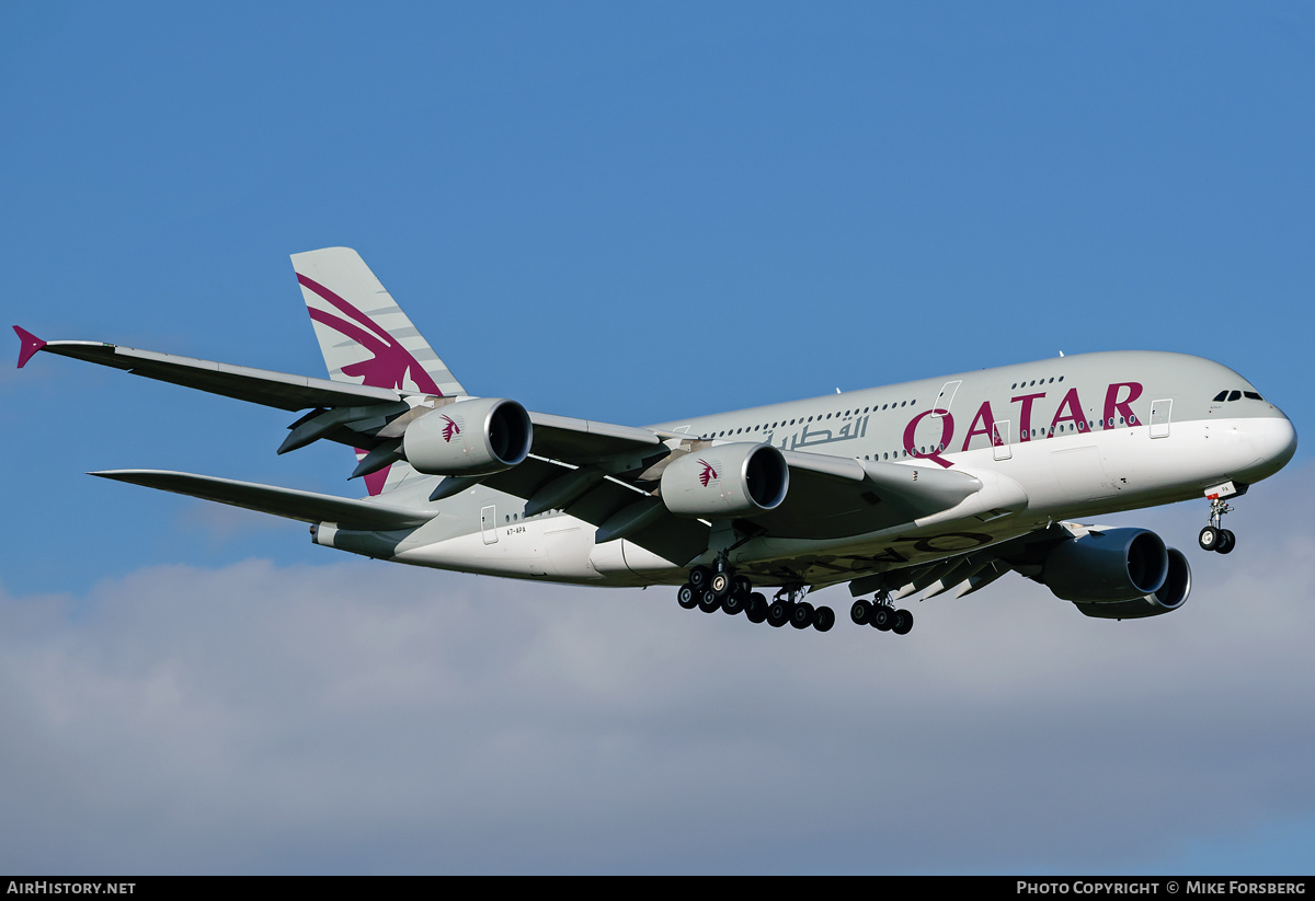 Aircraft Photo of A7-APA | Airbus A380-861 | Qatar Airways | AirHistory.net #840933