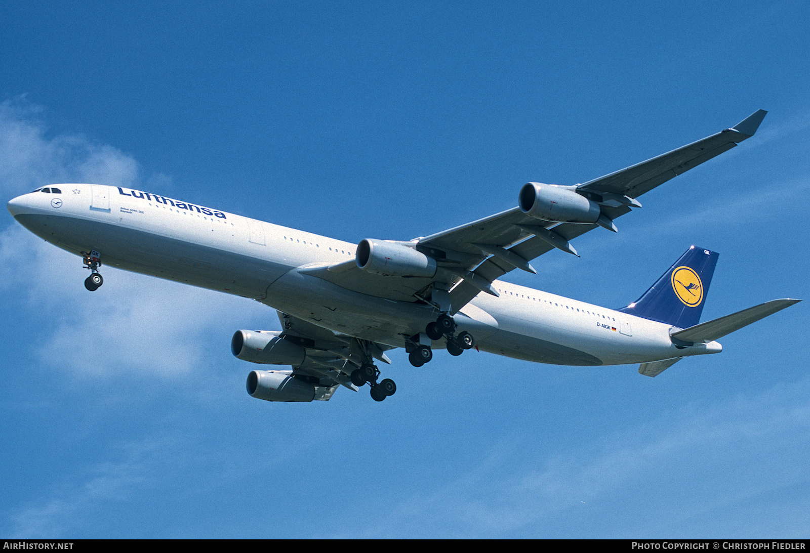 Aircraft Photo of D-AIGK | Airbus A340-311 | Lufthansa | AirHistory.net #840972