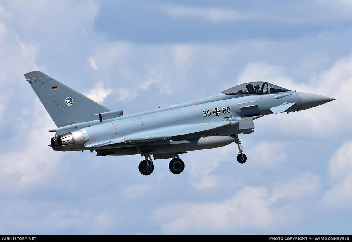 Aircraft Photo of 3088 | Eurofighter EF-2000 Typhoon S | Germany - Air Force | AirHistory.net #840981