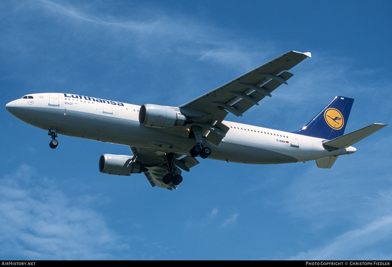 Aircraft Photo of D-AIAN | Airbus A300B4-603 | Lufthansa | AirHistory.net #841011