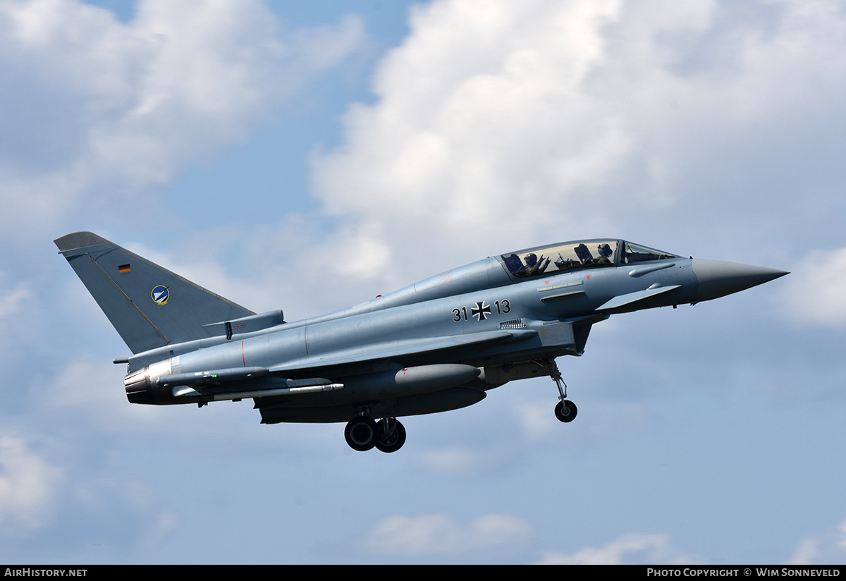 Aircraft Photo of 3113 | Eurofighter EF-2000 Typhoon T | Germany - Air Force | AirHistory.net #841044