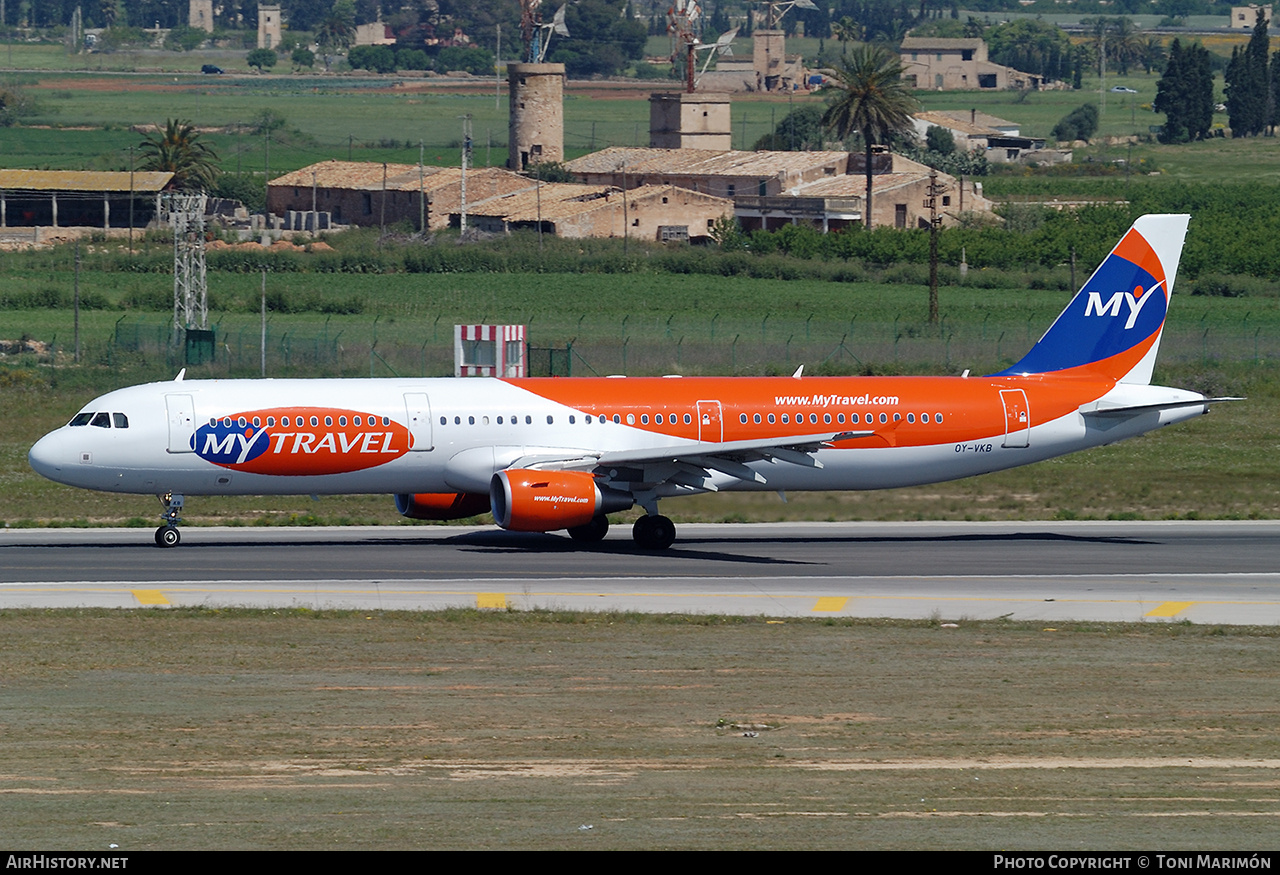 Aircraft Photo of OY-VKB | Airbus A321-211 | MyTravel Airways | AirHistory.net #841100