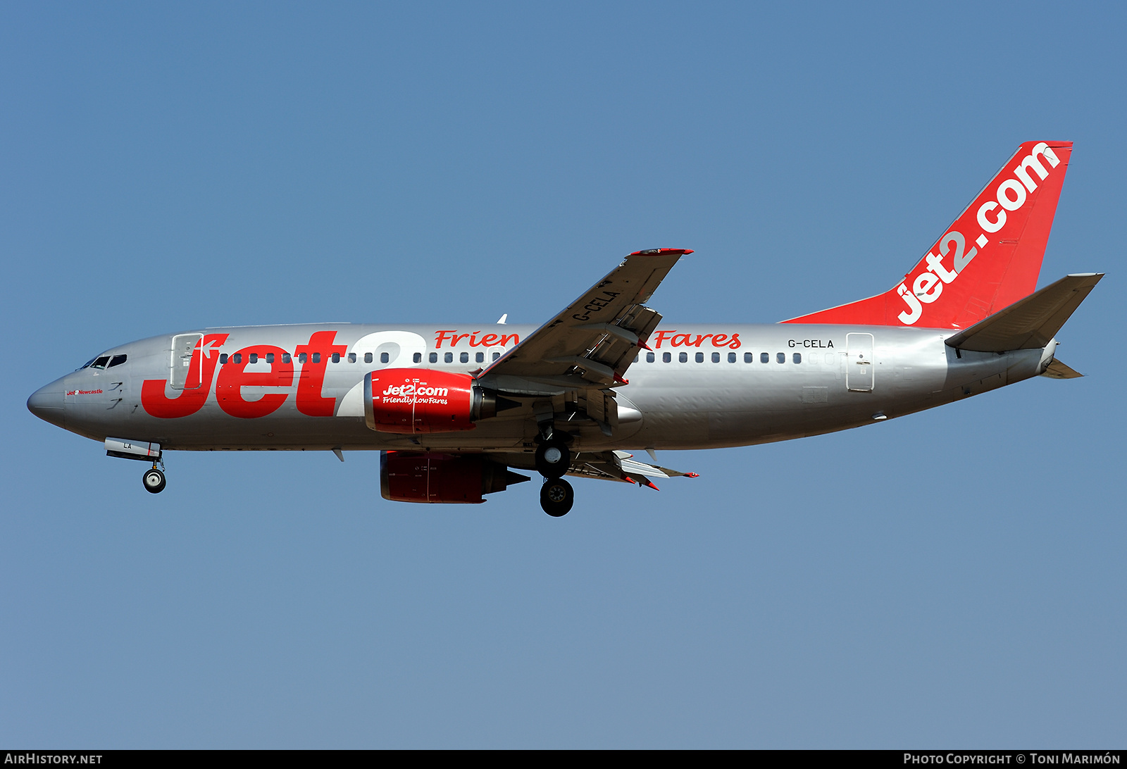 Aircraft Photo of G-CELA | Boeing 737-377(QC) | Jet2 | AirHistory.net #841103