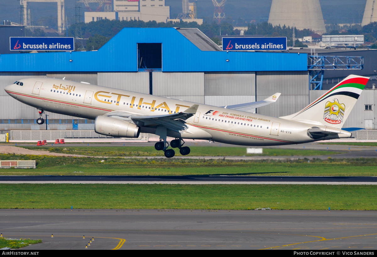 Aircraft Photo of A6-EYS | Airbus A330-243 | Etihad Airways | AirHistory.net #841131