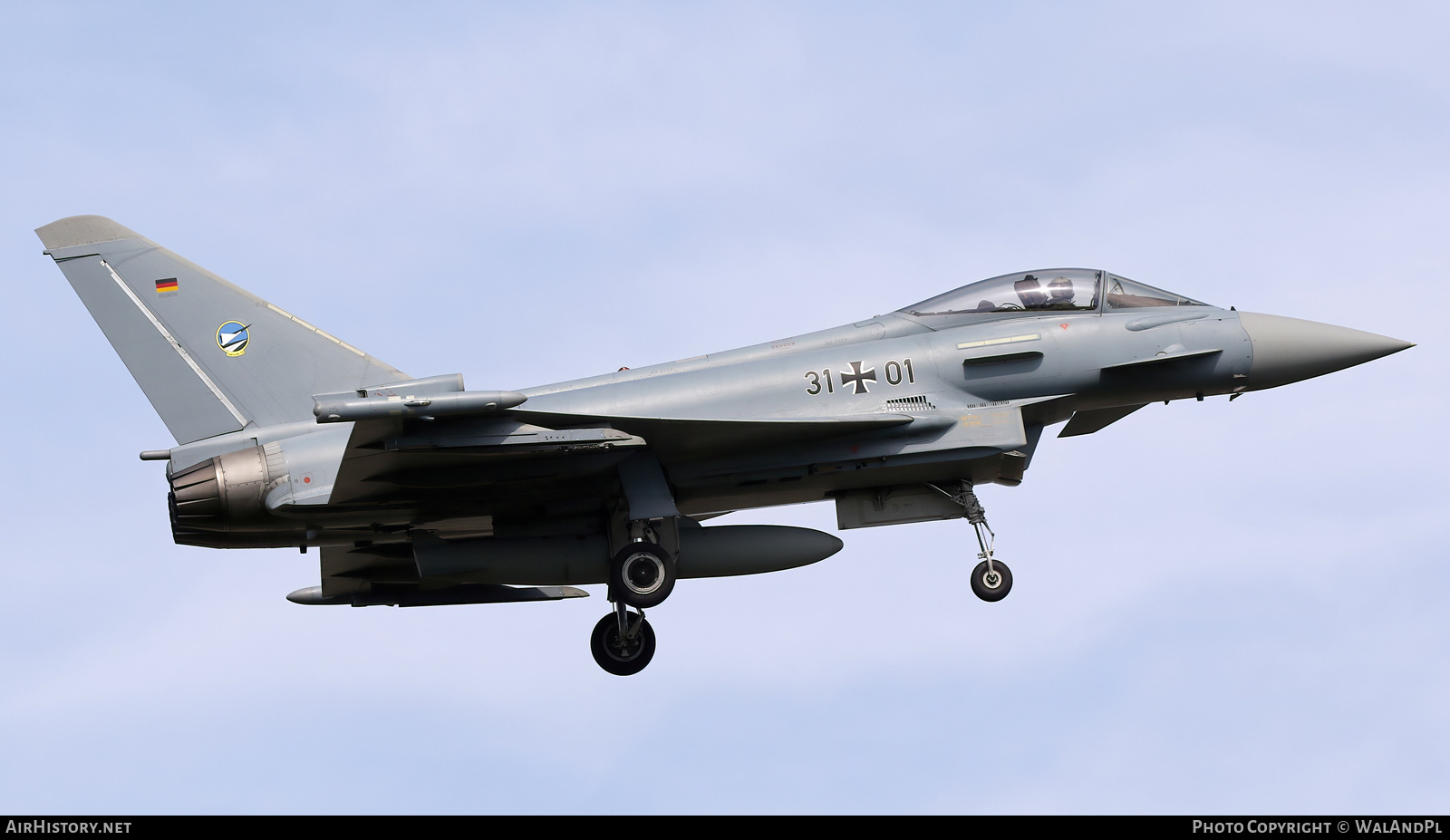 Aircraft Photo of 3101 | Eurofighter EF-2000 Typhoon S | Germany - Air Force | AirHistory.net #841175