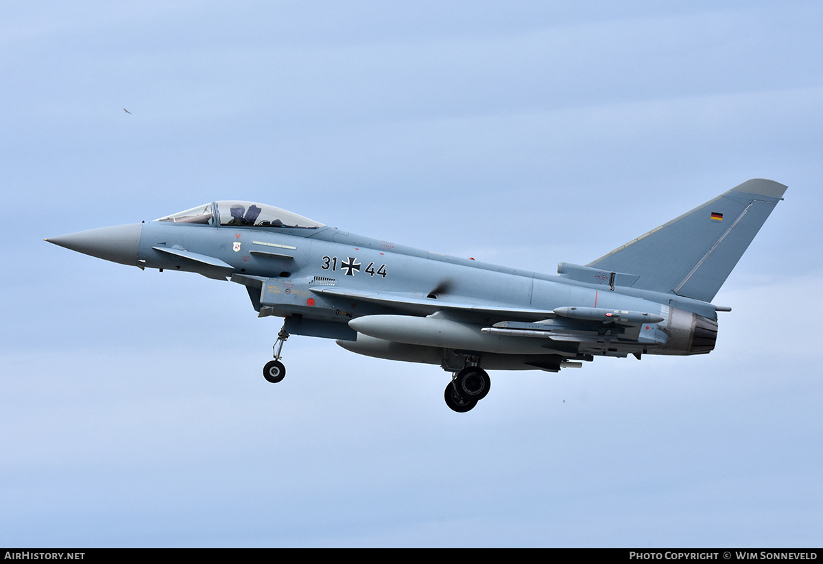 Aircraft Photo of 3144 | Eurofighter EF-2000 Typhoon S | Germany - Air Force | AirHistory.net #841178