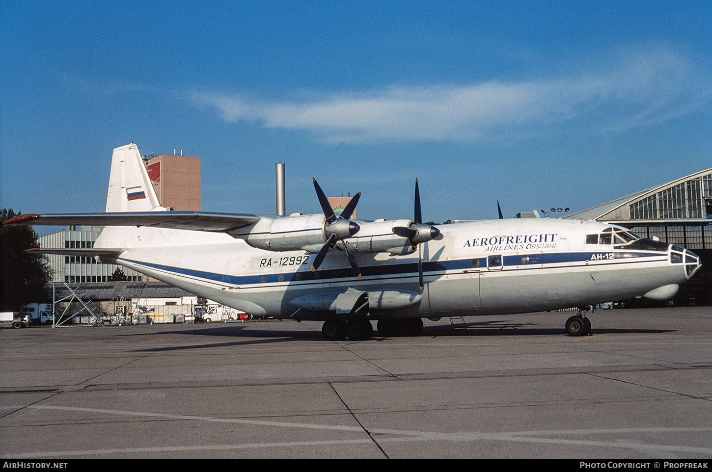 Aircraft Photo of RA-12992 | Antonov An-12B | Aerofreight Airlines | AirHistory.net #841189