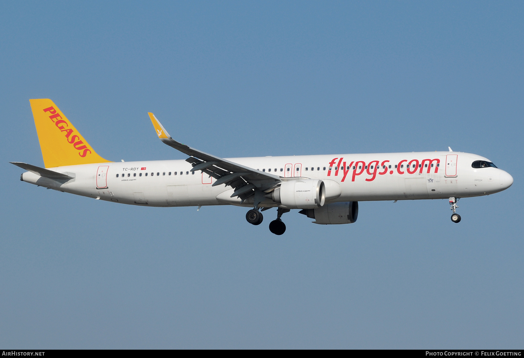 Aircraft Photo of TC-RDY | Airbus A321-251NX | Pegasus Airlines | AirHistory.net #841202