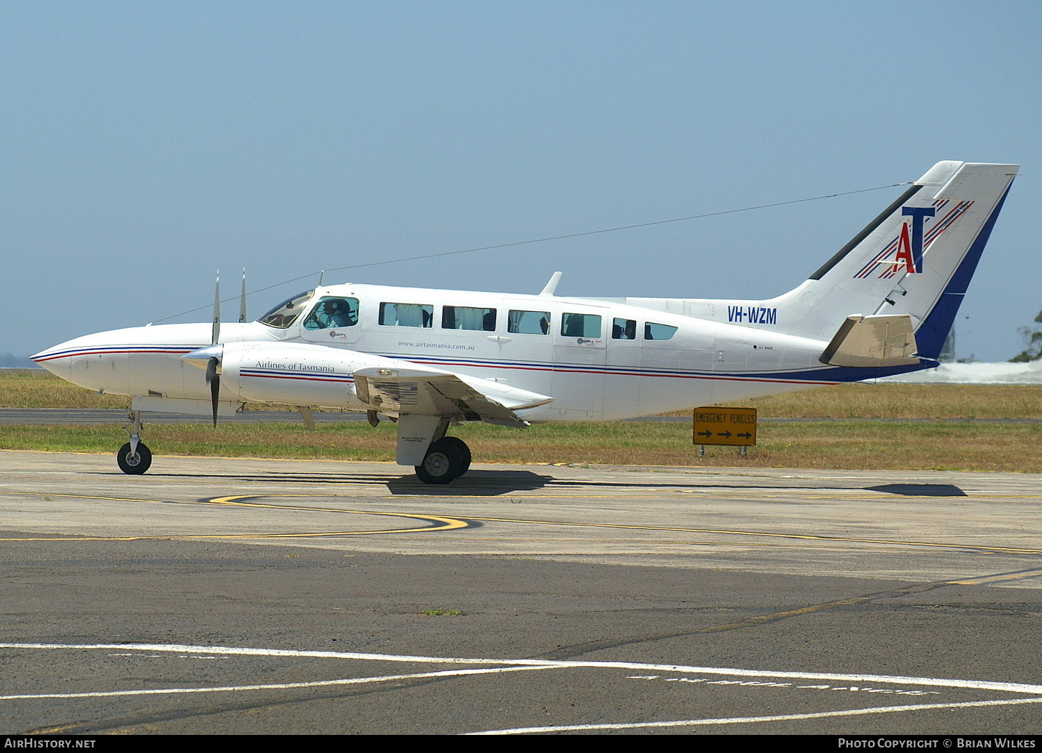 Aircraft Photo of VH-WZM | Cessna 404 Titan | Airlines of Tasmania | AirHistory.net #841205