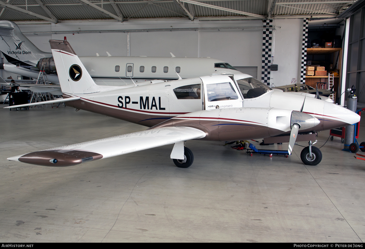 Aircraft Photo of SP-MAL | Piper PA-30-160 Twin Comanche | Smartaero | AirHistory.net #841213