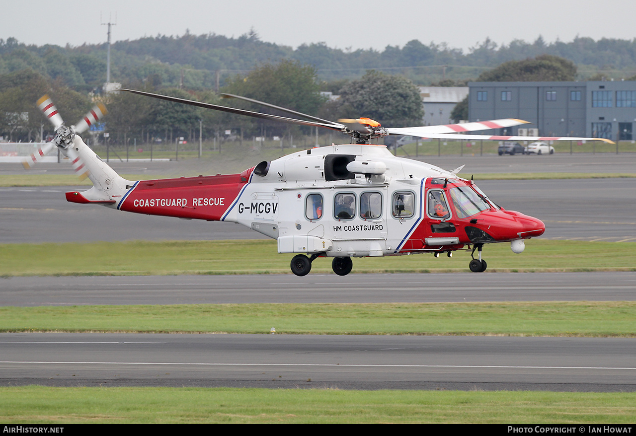 Aircraft Photo of G-MCGV | AgustaWestland AW-189 | HM Coastguard | AirHistory.net #841233