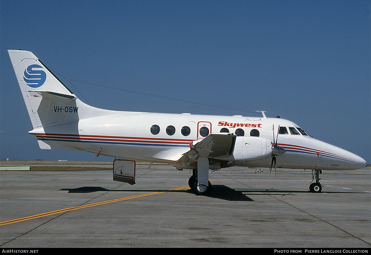 Aircraft Photo of VH-OSW | British Aerospace BAe-3107 Jetstream 31 | Skywest Airlines | AirHistory.net #841249