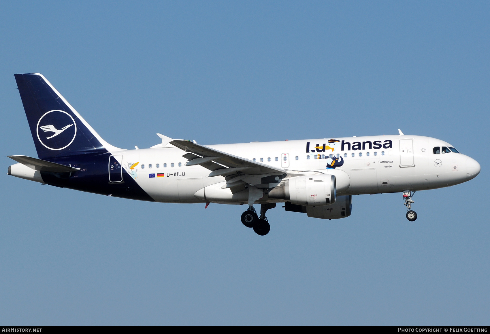 Aircraft Photo of D-AILU | Airbus A319-114 | Lufthansa | AirHistory.net #841255
