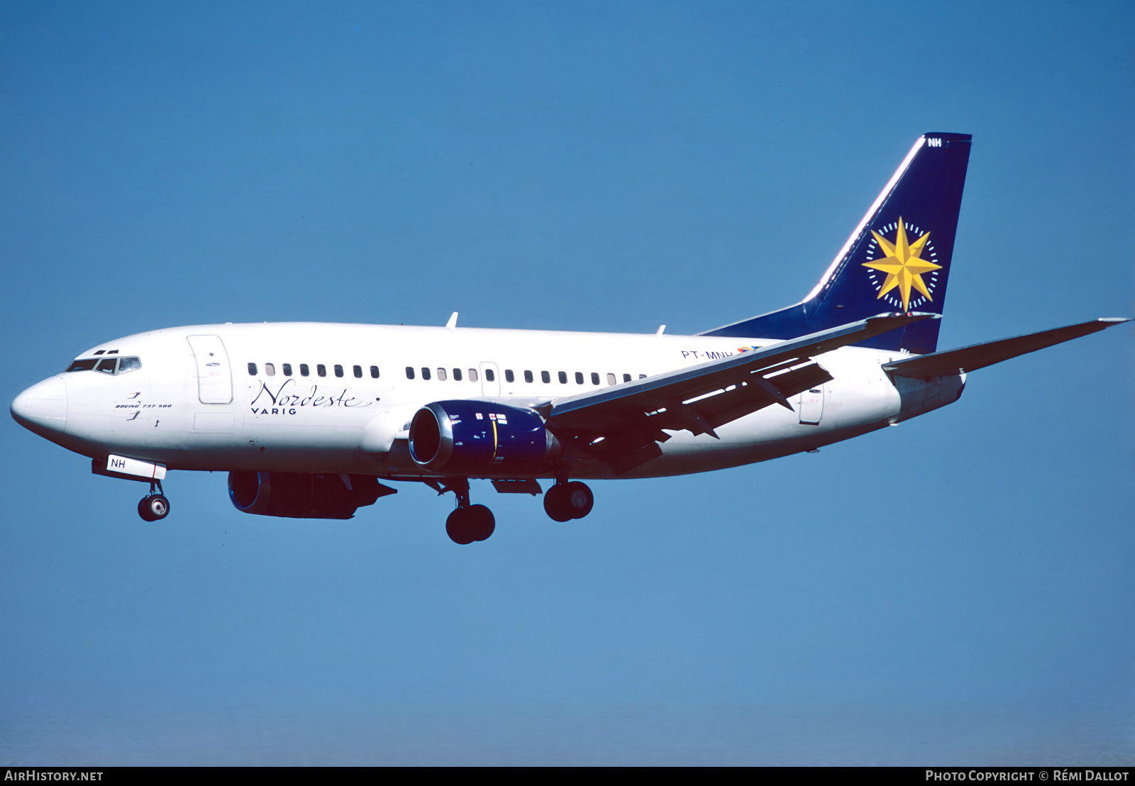 Aircraft Photo of PT-MNH | Boeing 737-5Y0 | Nordeste Linhas Aereas | AirHistory.net #841259