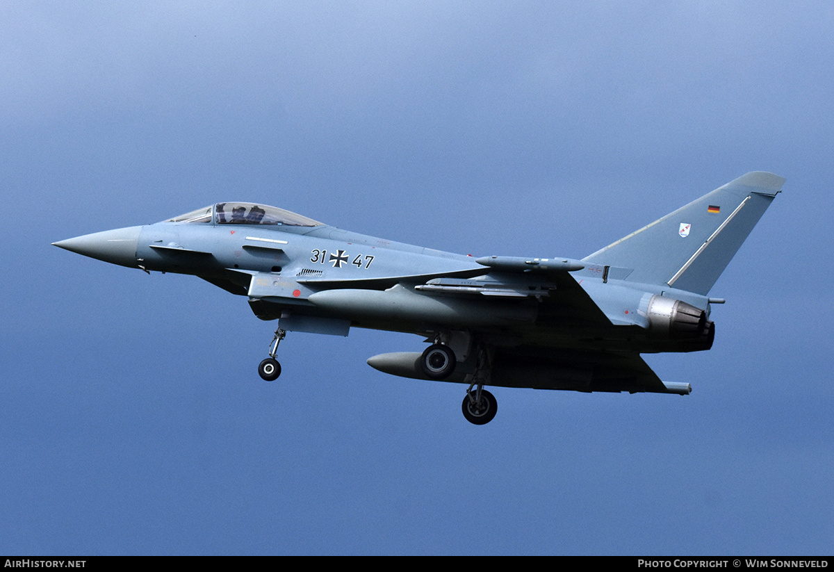 Aircraft Photo of 3147 | Eurofighter EF-2000 Typhoon S | Germany - Air Force | AirHistory.net #841267