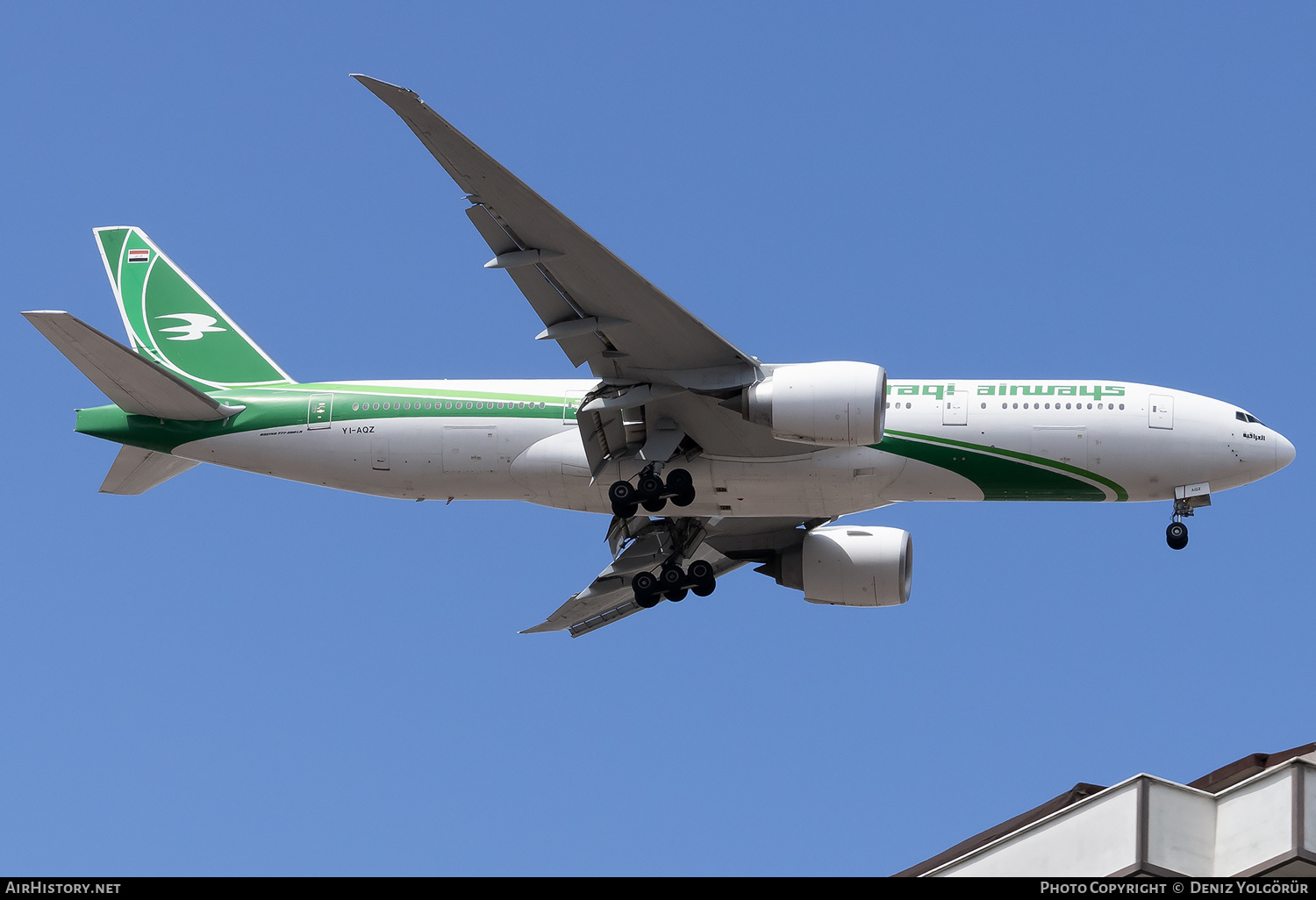 Aircraft Photo of YI-AQZ | Boeing 777-29M/LR | Iraqi Airways | AirHistory.net #841284