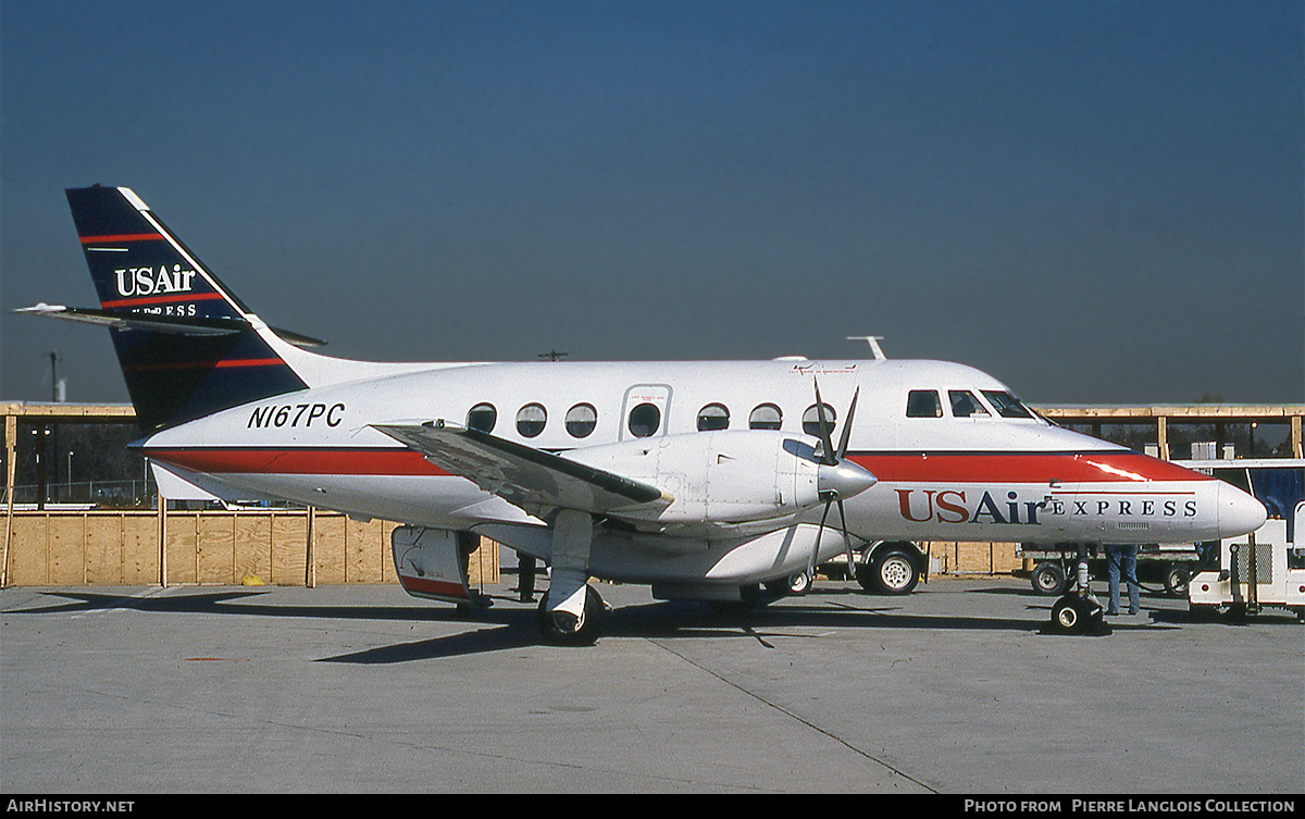Aircraft Photo of N167PC | British Aerospace BAe-3101 Jetstream 31 | USAir Express | AirHistory.net #841309