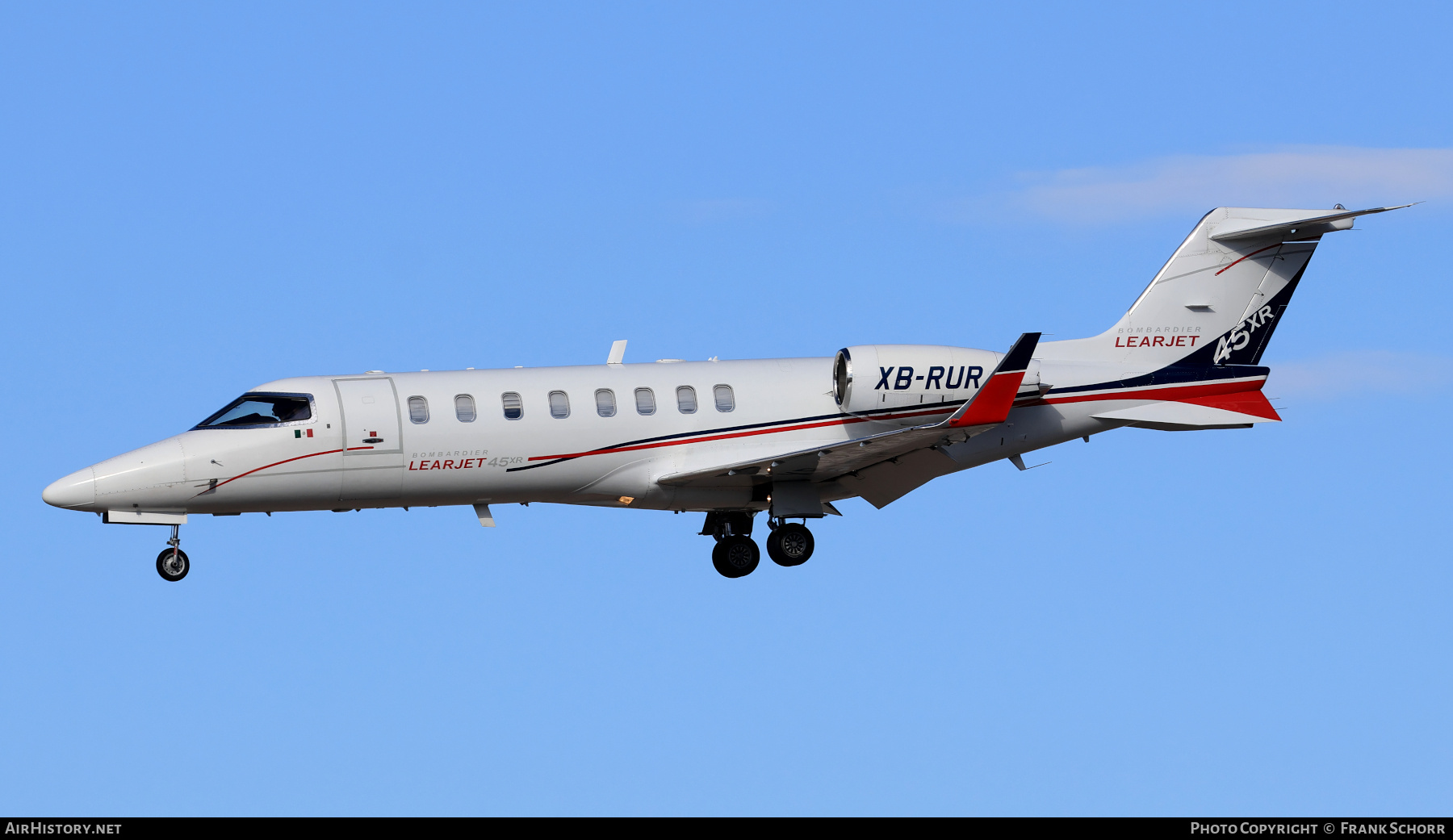 Aircraft Photo of XB-RUR | Learjet 45XR | AirHistory.net #841330