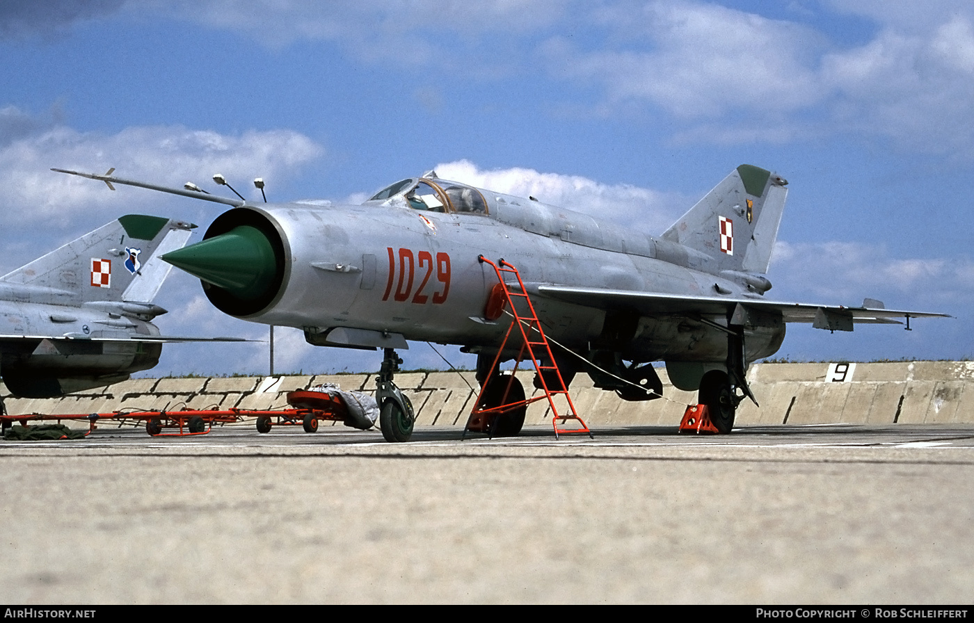 Aircraft Photo of 1029 | Mikoyan-Gurevich MiG-21bis | Poland - Navy | AirHistory.net #841358