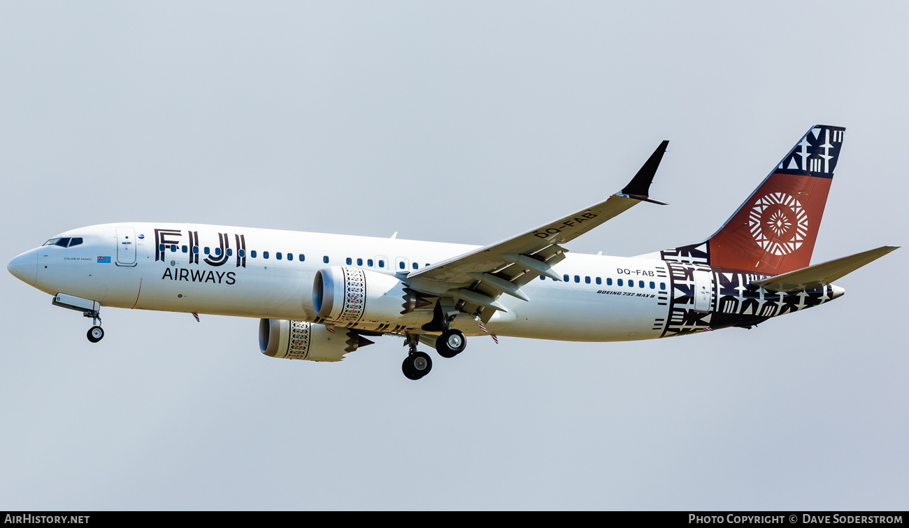 Aircraft Photo of DQ-FAB | Boeing 737-8 Max 8 | Fiji Airways | AirHistory.net #841365