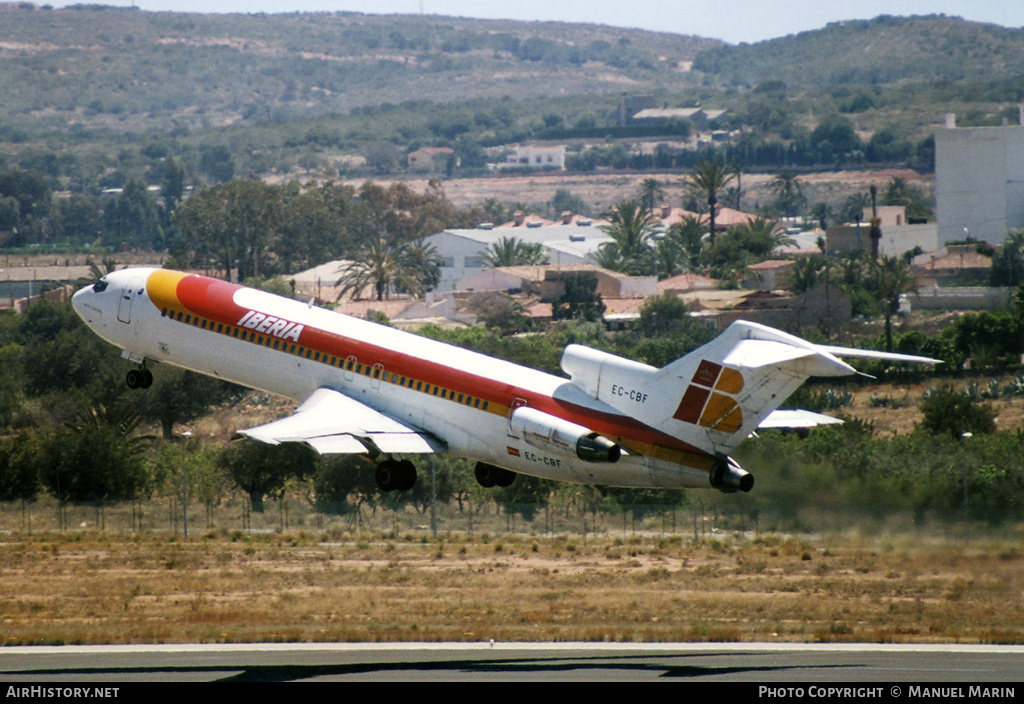 Aircraft Photo of EC-CBF | Boeing 727-256/Adv | Iberia | AirHistory.net #841366