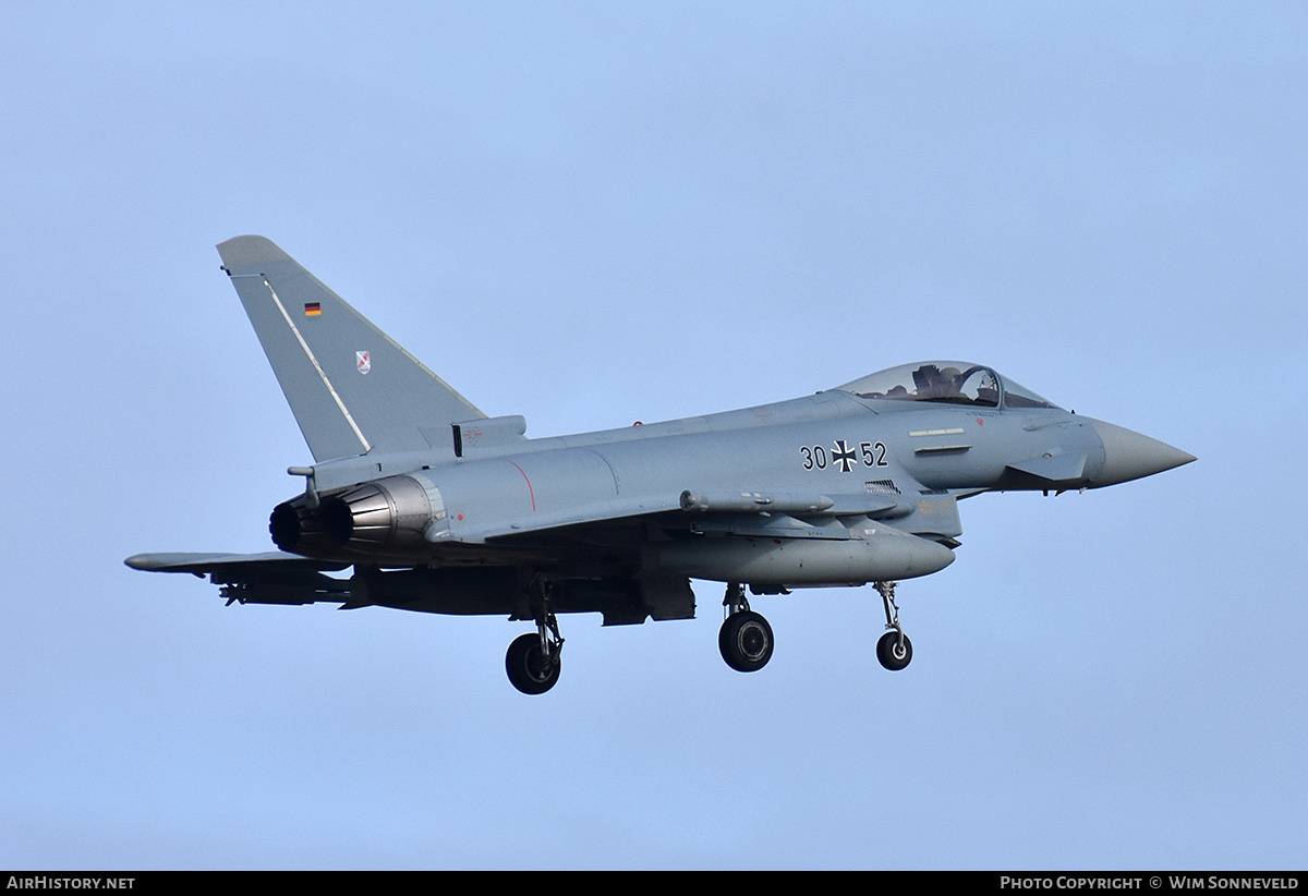 Aircraft Photo of 3052 | Eurofighter EF-2000 Typhoon S | Germany - Air Force | AirHistory.net #841384