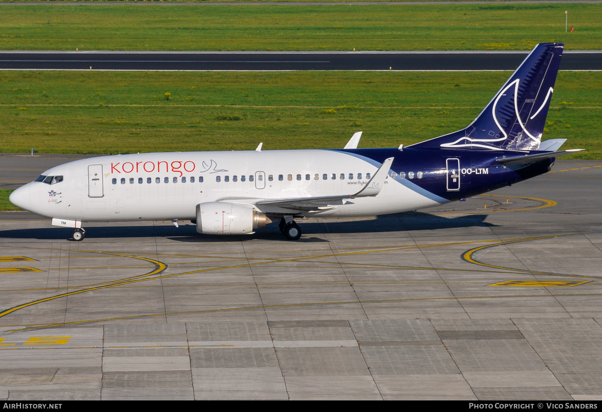 Aircraft Photo of OO-LTM | Boeing 737-3M8 | Korongo Airlines | AirHistory.net #841404