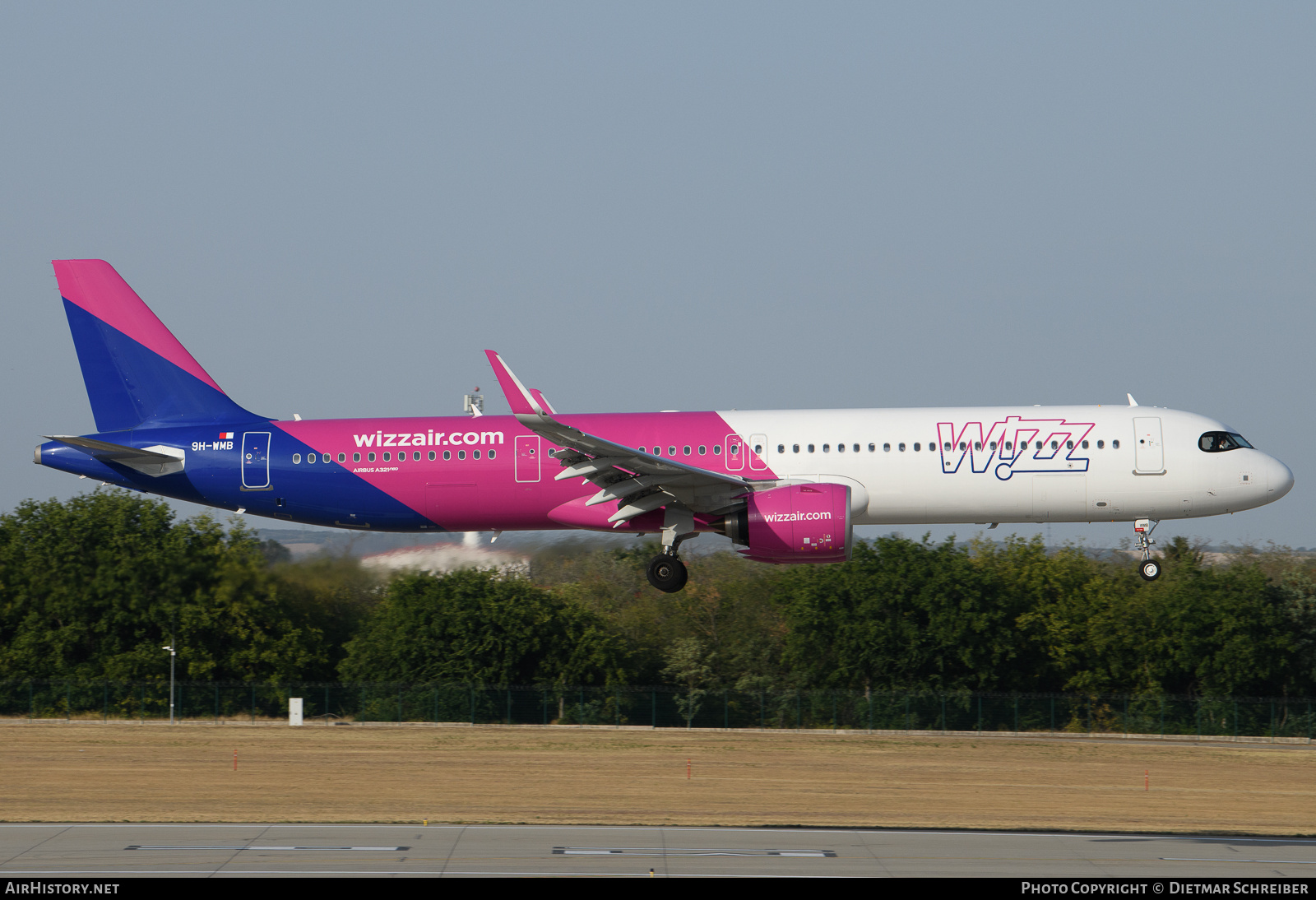 Aircraft Photo of 9H-WMB | Airbus A321-271NX | Wizz Air | AirHistory.net #841466