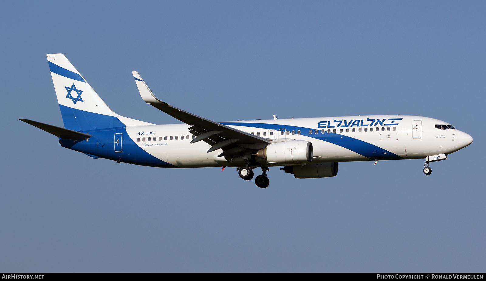 Aircraft Photo of 4X-EKI | Boeing 737-86N | El Al Israel Airlines | AirHistory.net #841491