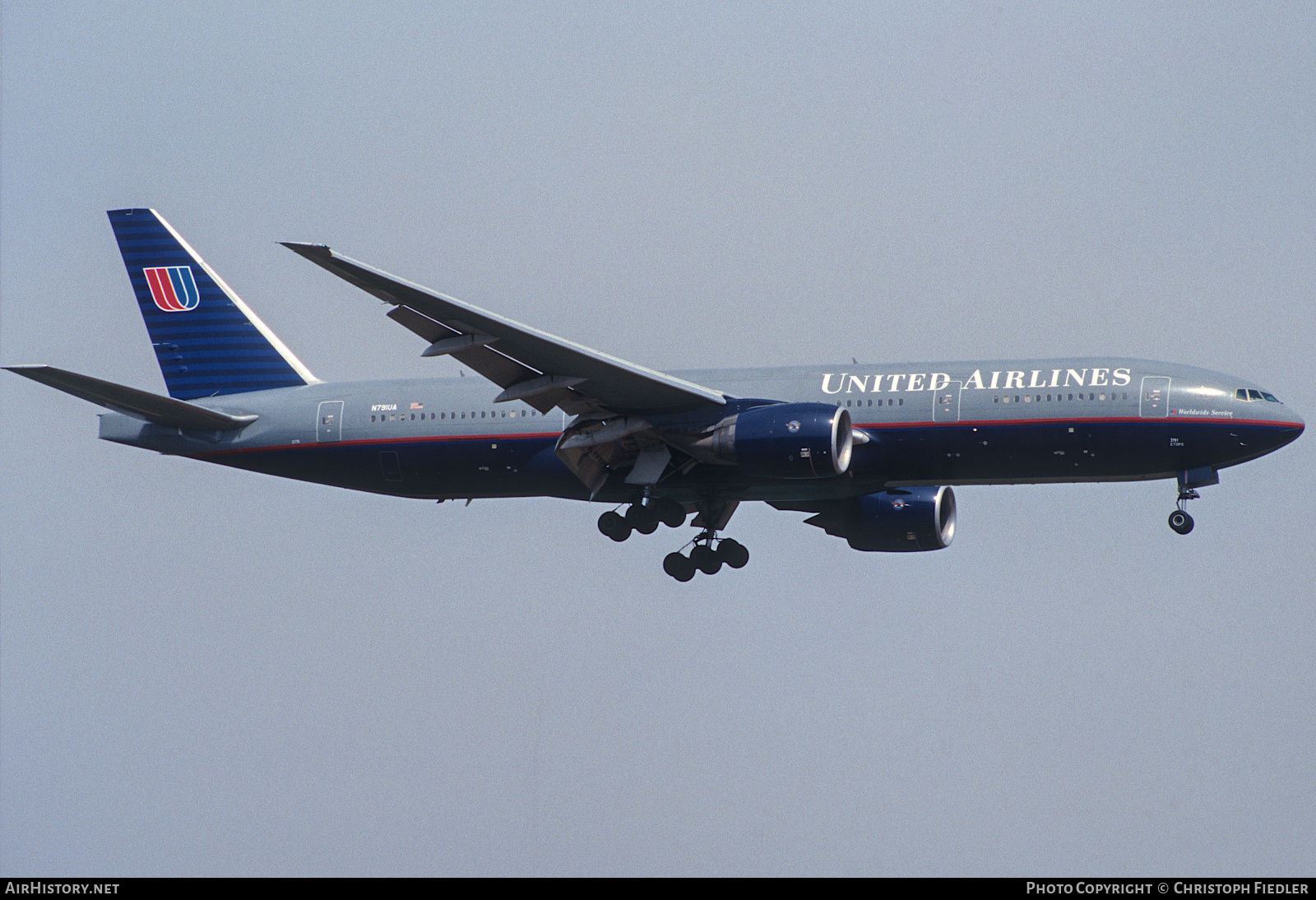 Aircraft Photo of N791UA | Boeing 777-222/ER | United Airlines | AirHistory.net #841495