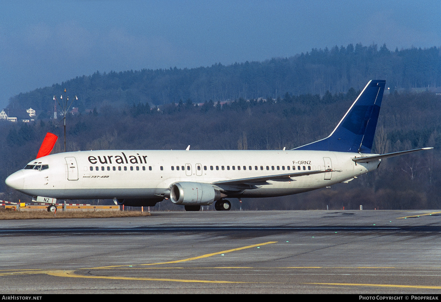 Aircraft Photo of F-GRNZ | Boeing 737-430 | Euralair | AirHistory.net #841501