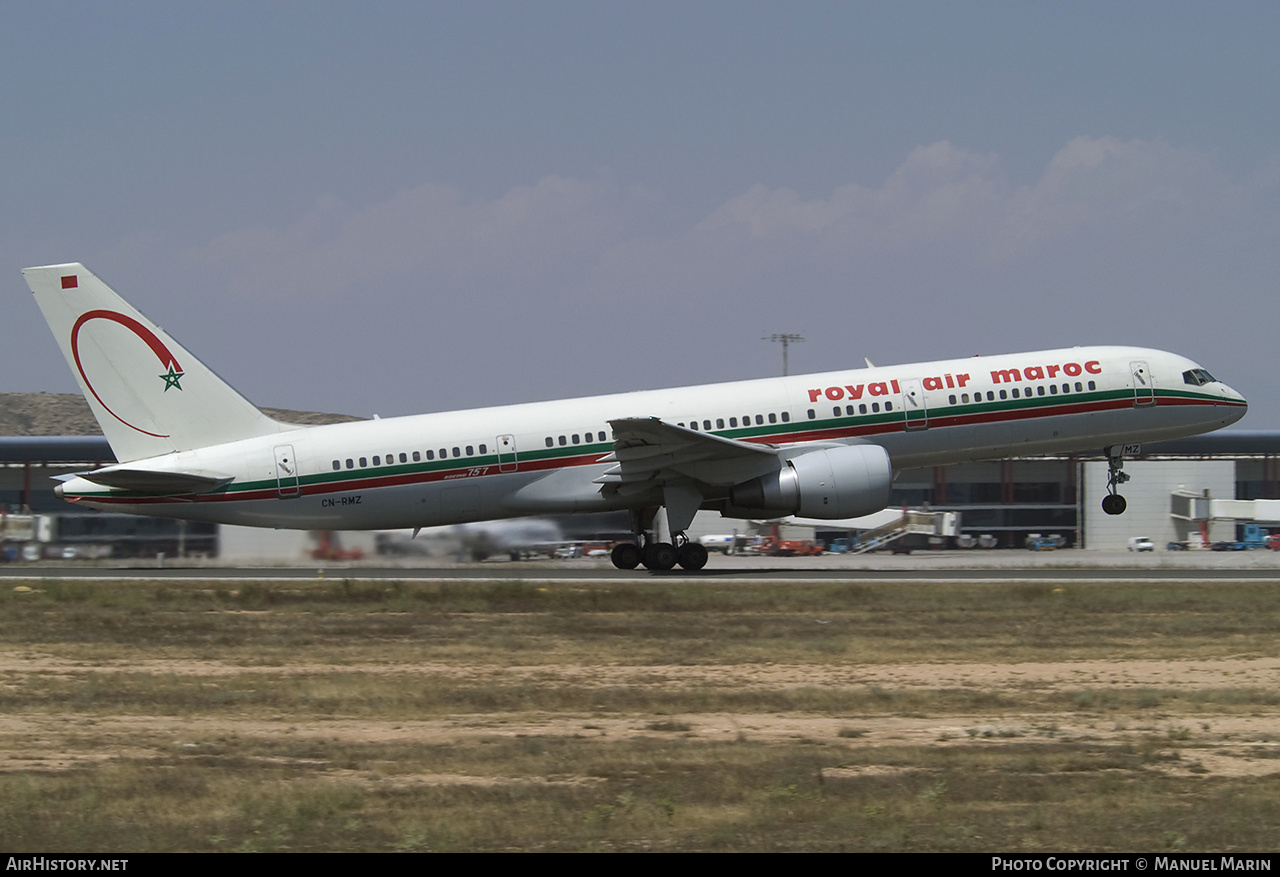 Aircraft Photo of CN-RMZ | Boeing 757-2B6 | Royal Air Maroc - RAM | AirHistory.net #841528