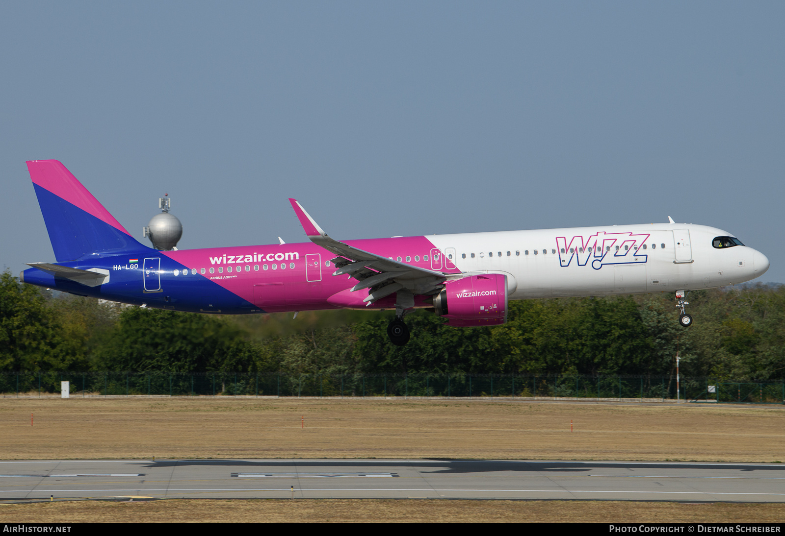 Aircraft Photo of HA-LGO | Airbus A321-271NX | Wizz Air | AirHistory.net #841542